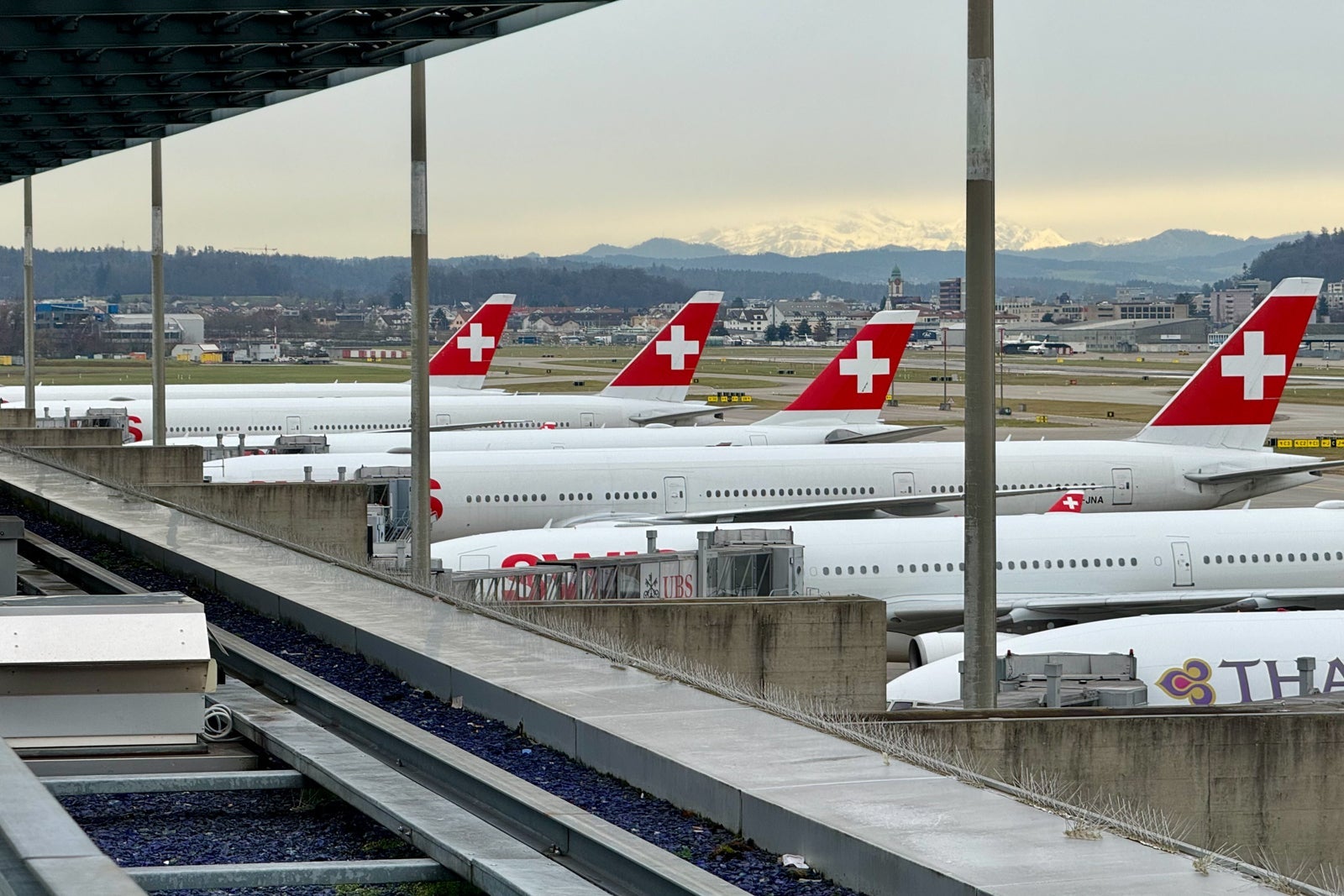 Swiss Airbus Boeing Zurich Airport Observation Deck ZRH