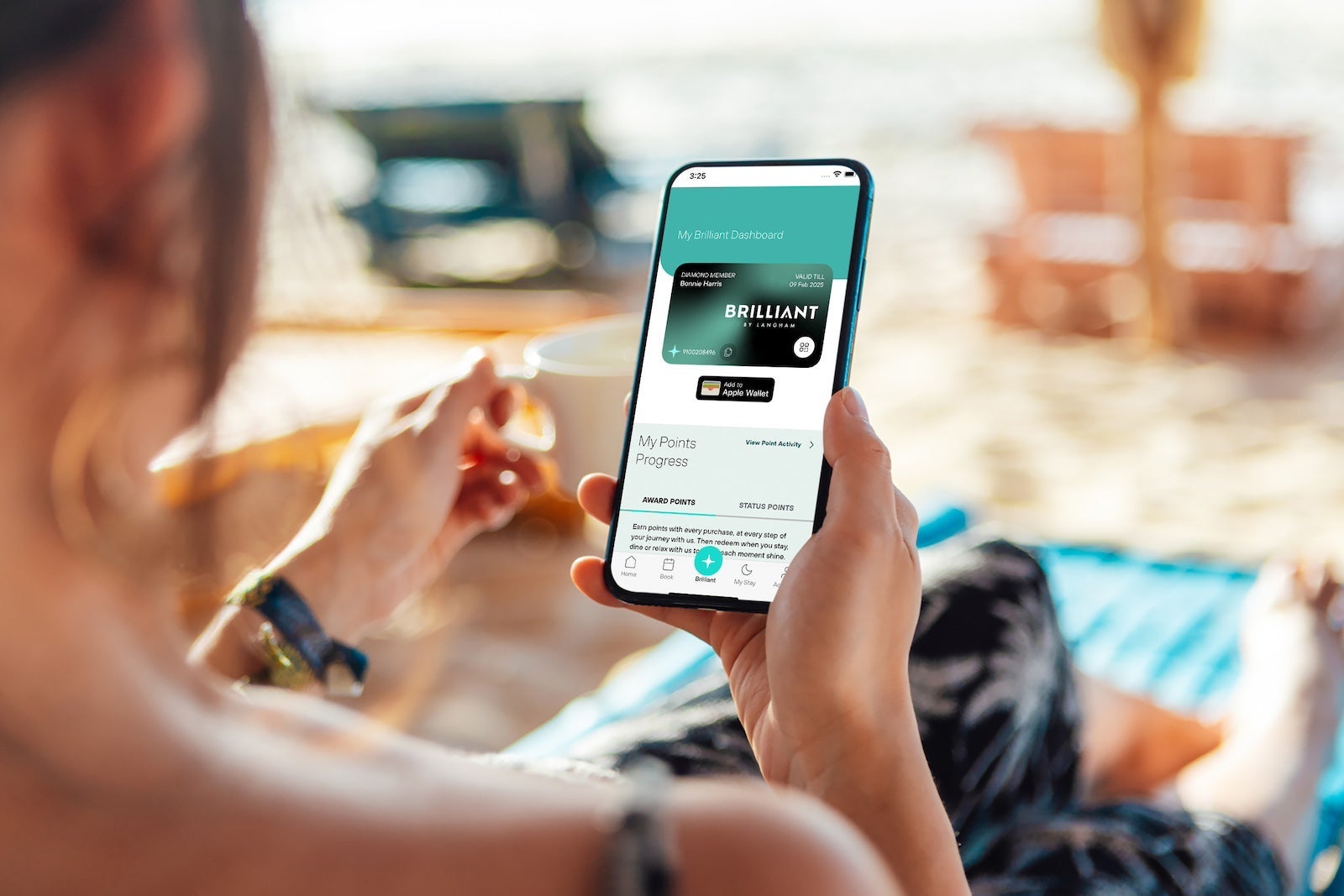 Young woman booking flight tickets online with smartphone