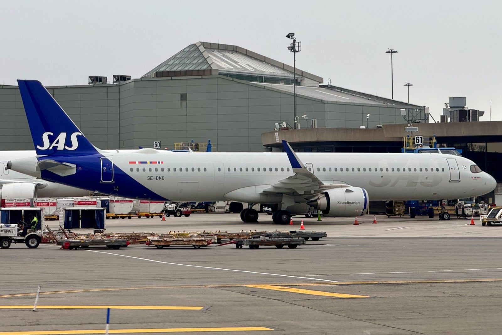 SAS Airbus A321LR Newark