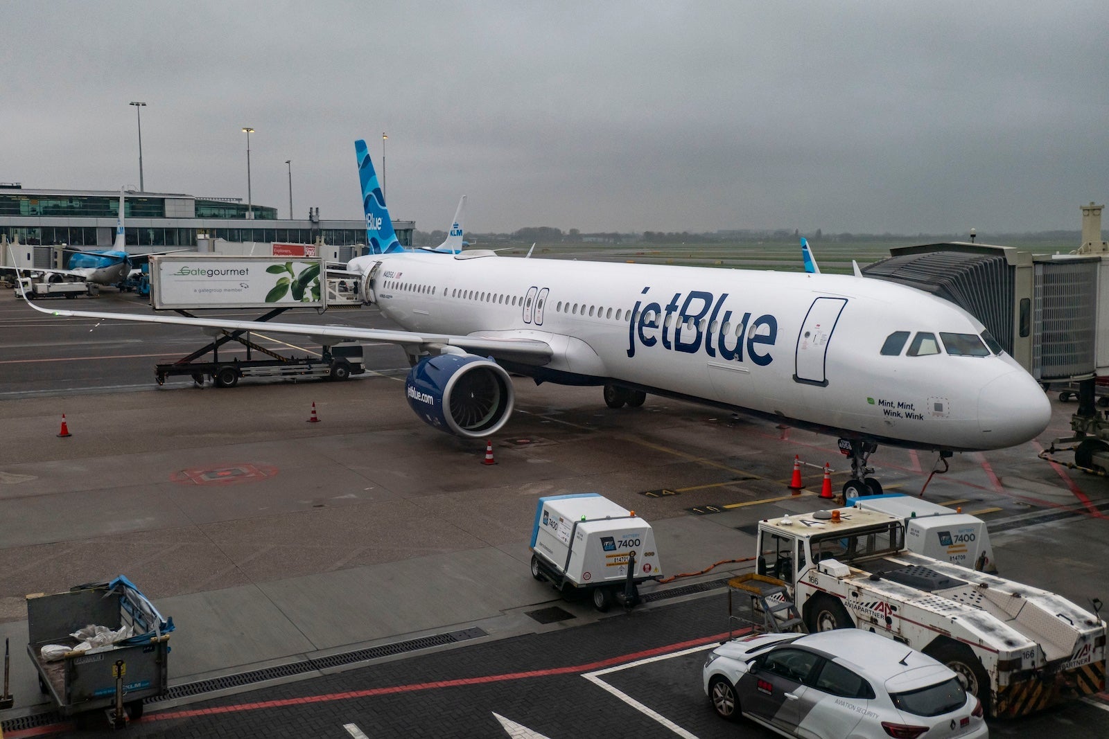 JetBlue Airbus A321neo At Amsterdam Schiphol Airport