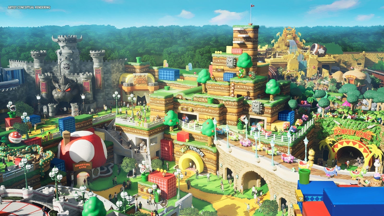 02_SUPER NINTENDO WORLD Bird's-Eye View