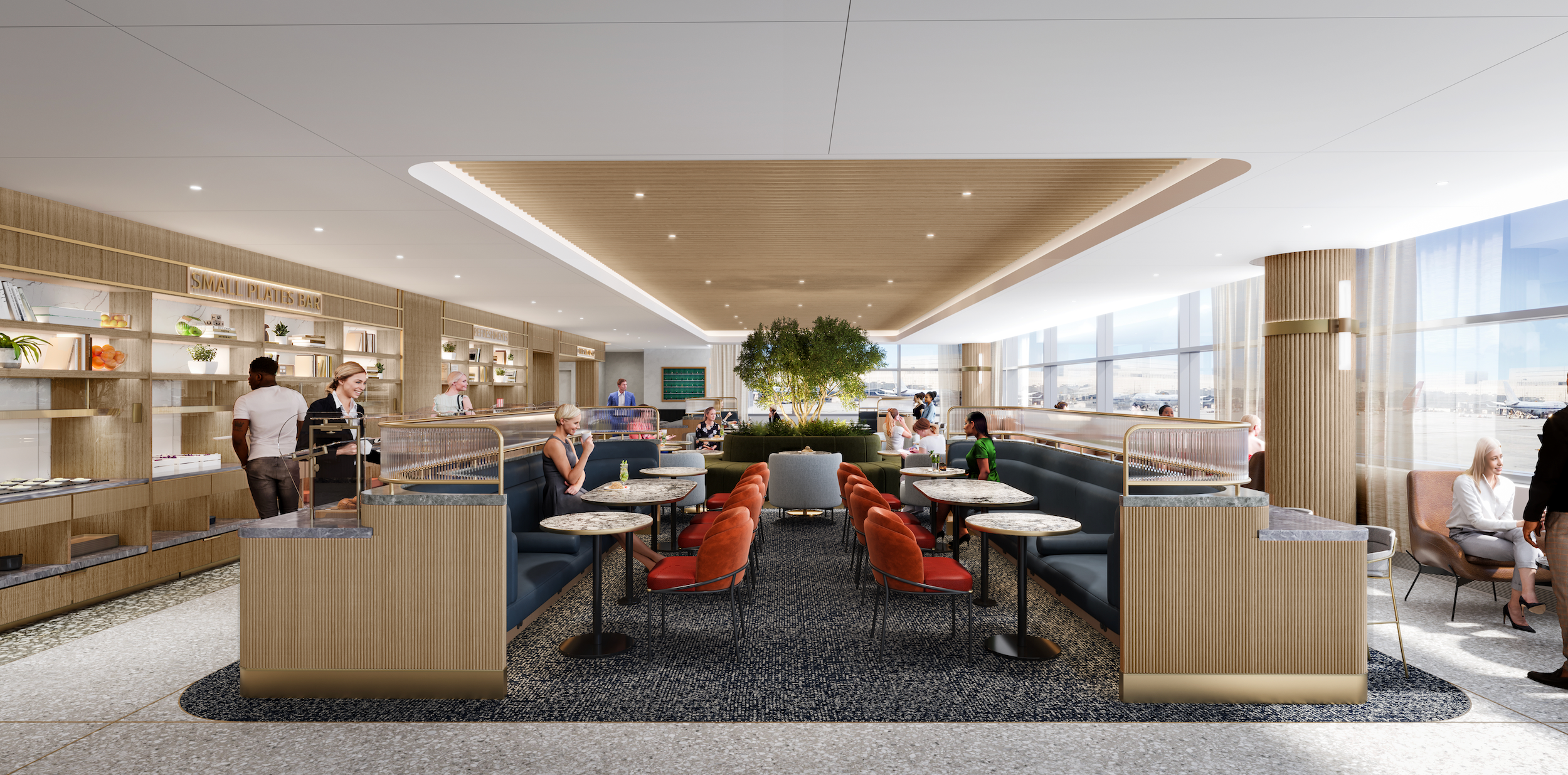 Capital One Lounge at JFK Redering - 3