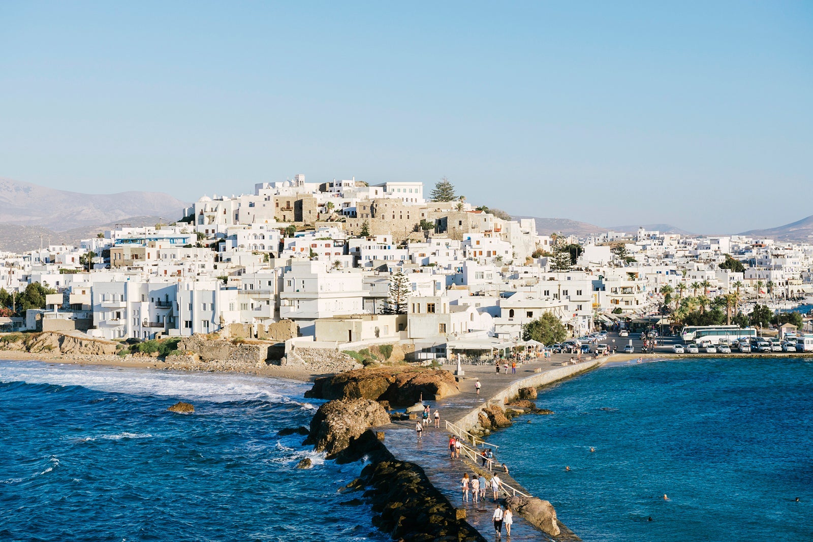 Greece, Cyclades, Naxos, townscape