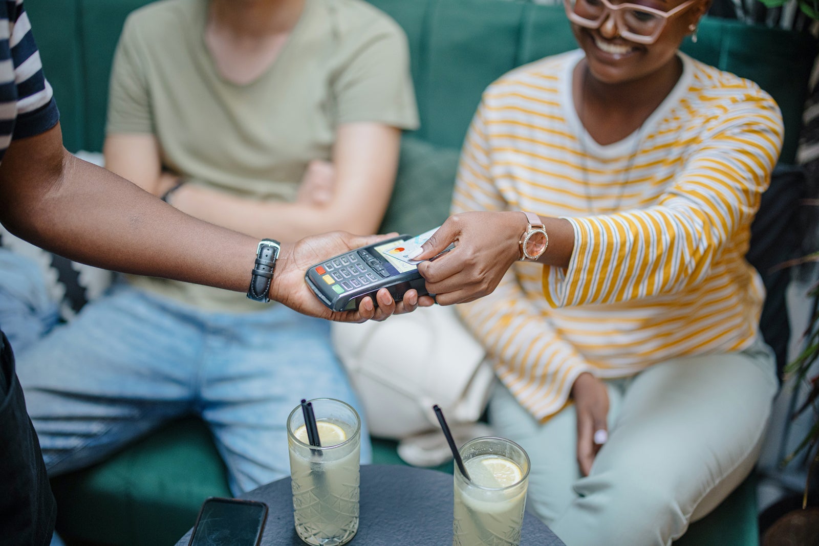 Contactless payment via credit card