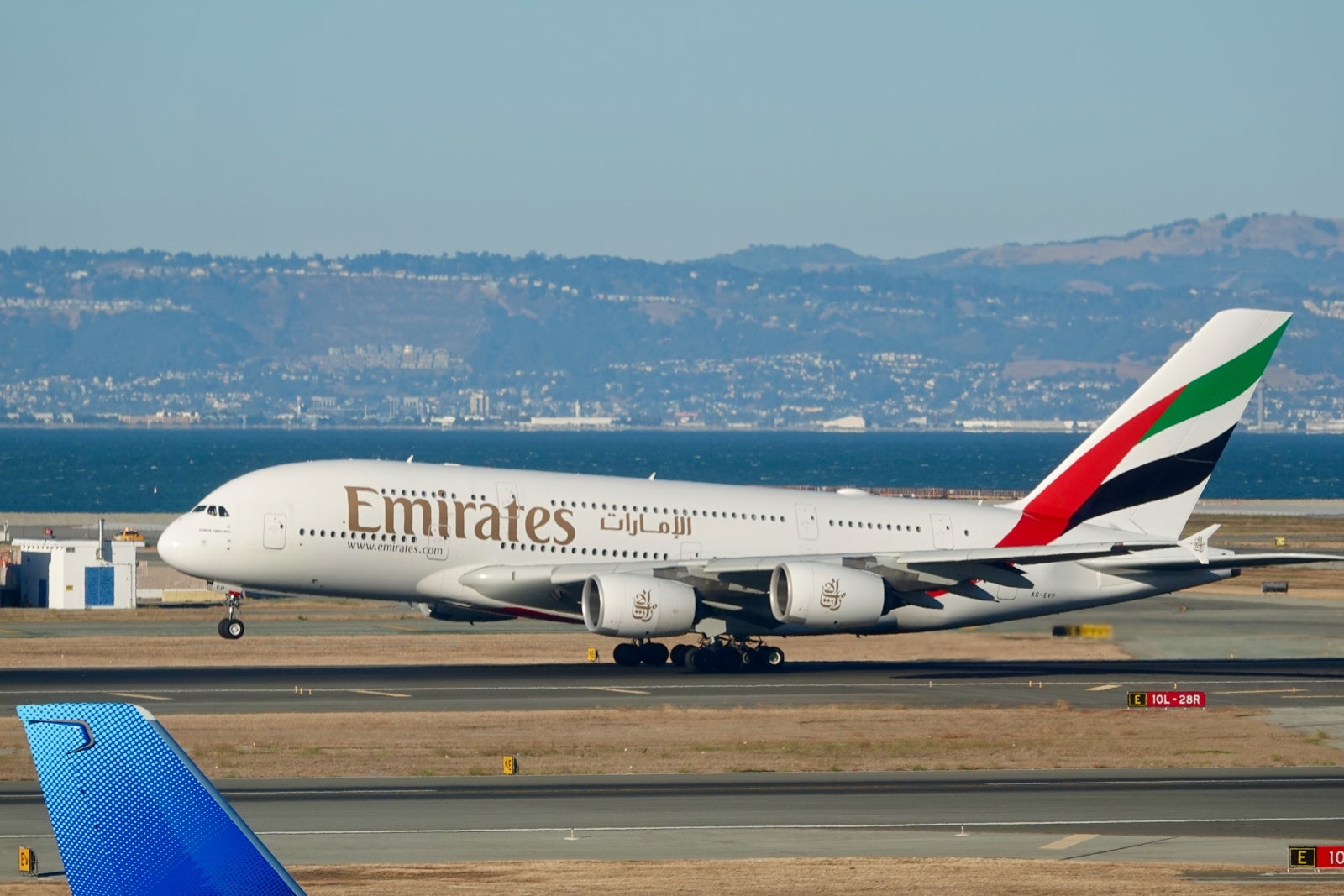 Emirates Airbus A380 SFO San Francisco