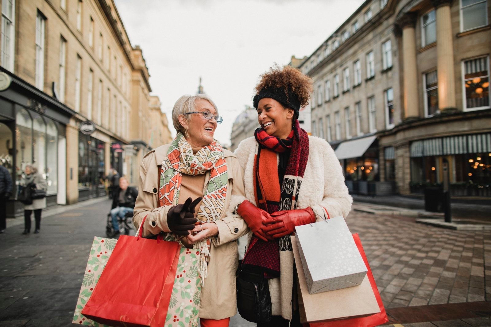 Friends Christmas Shopping