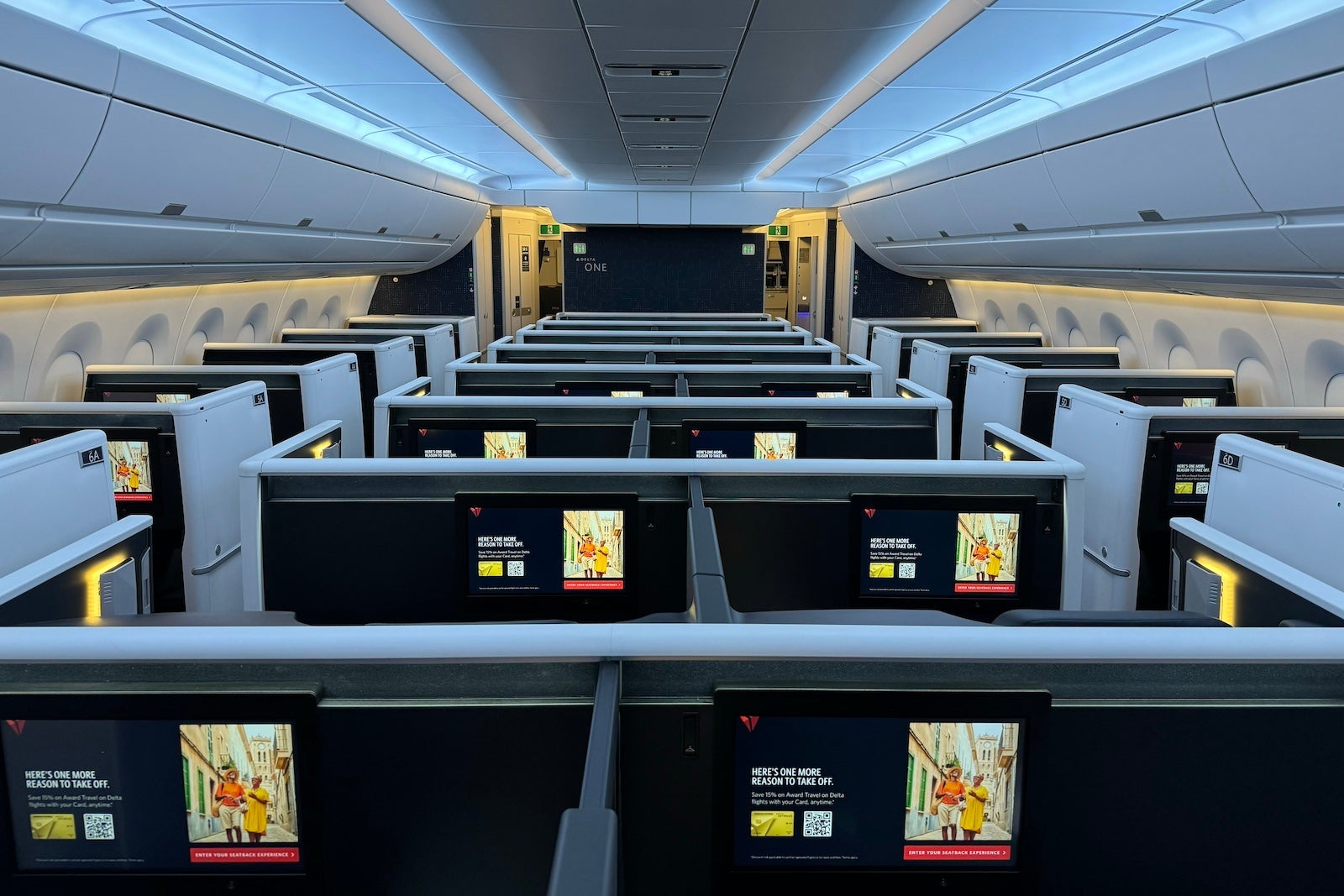 delta new interior delta one cabin