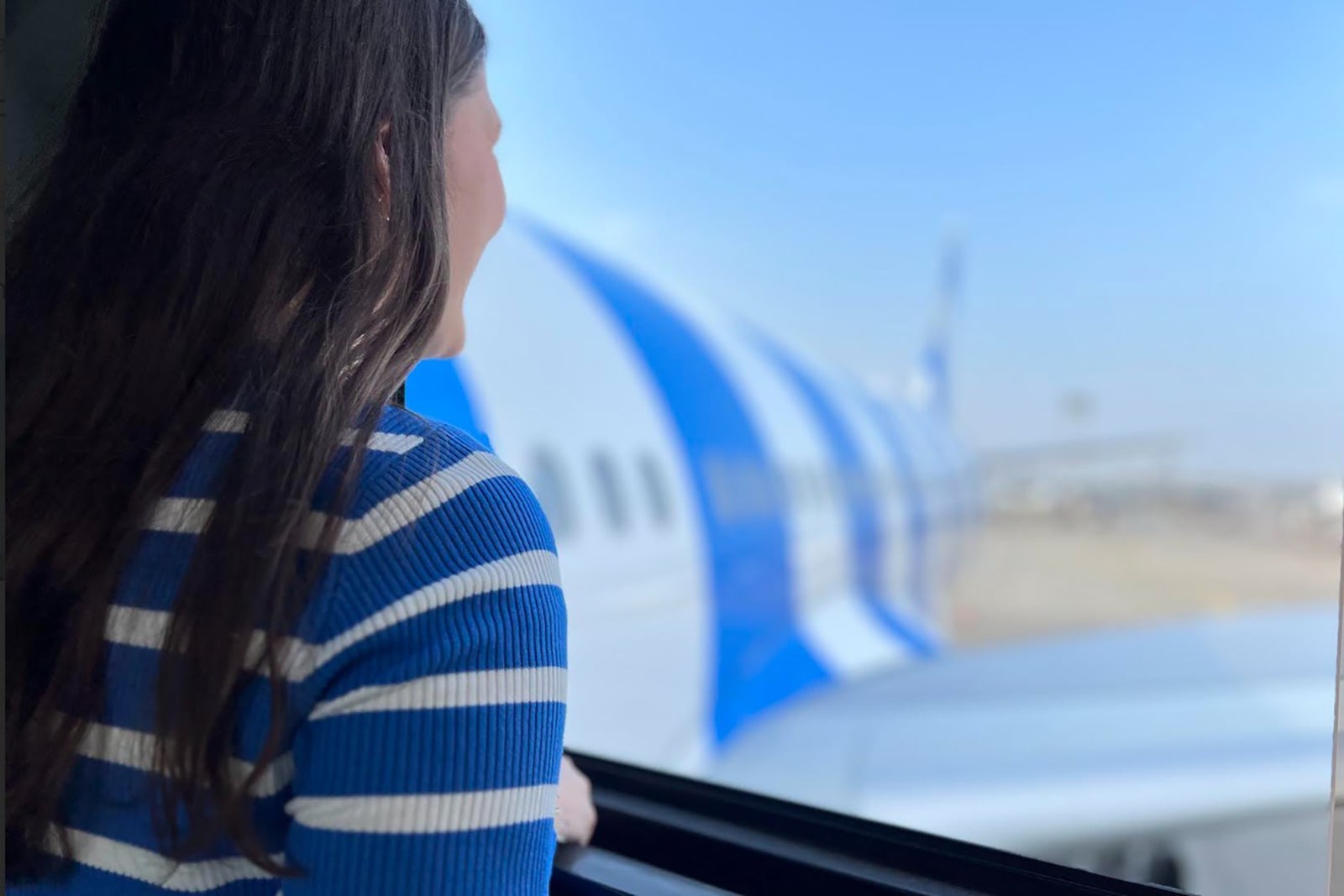 20250411_Dress liek your Condor Plane_4_Blue striped shirt with blue striped plane