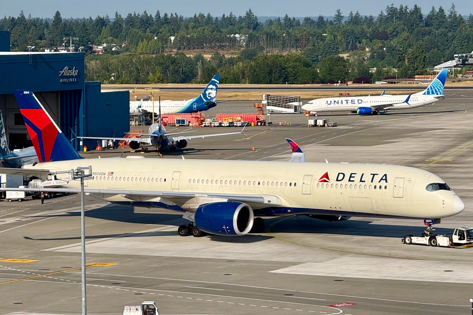 Delta Airbus A350-900 Seattle