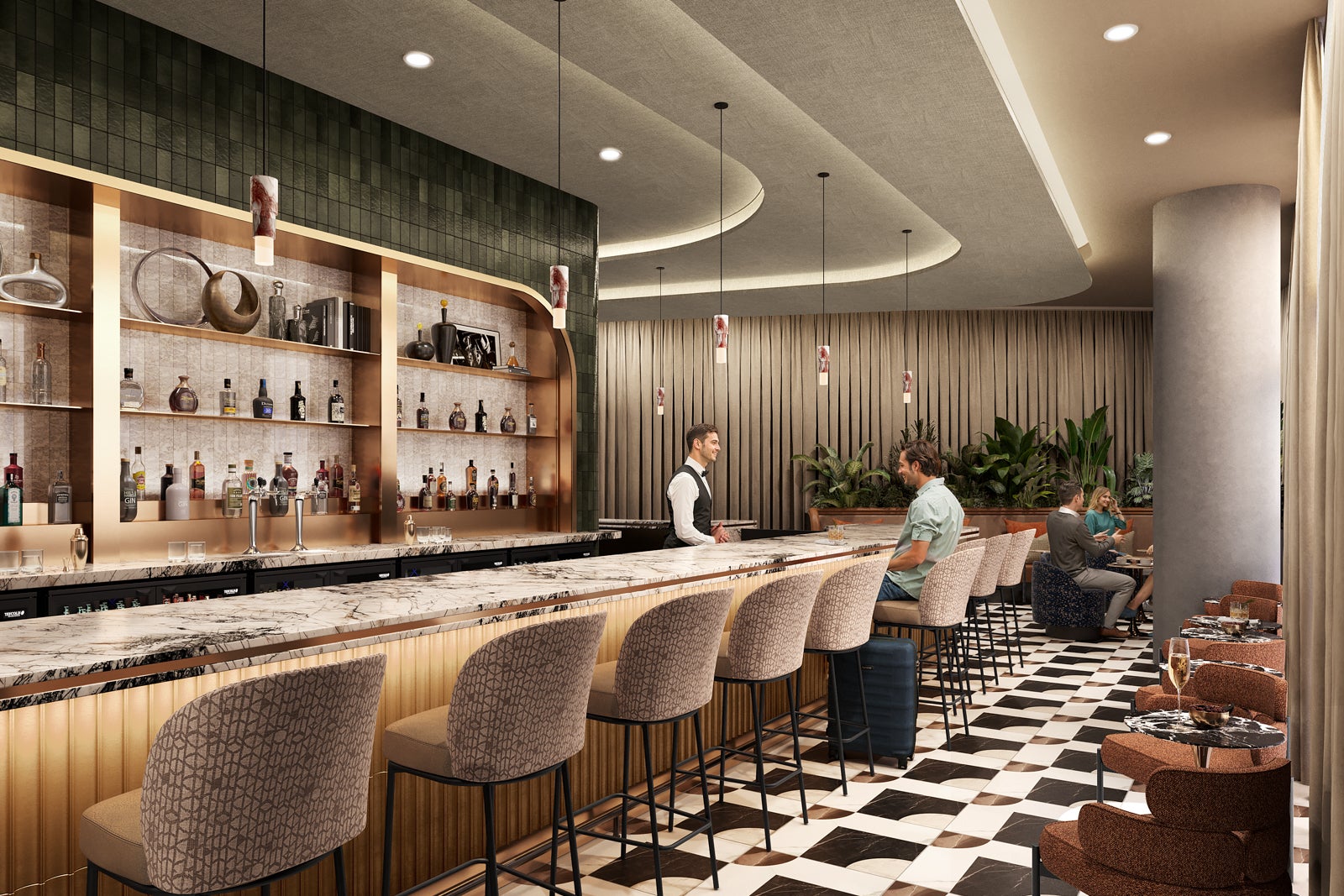 American Express Centurion Lounge Culinary Collective SIDECAR