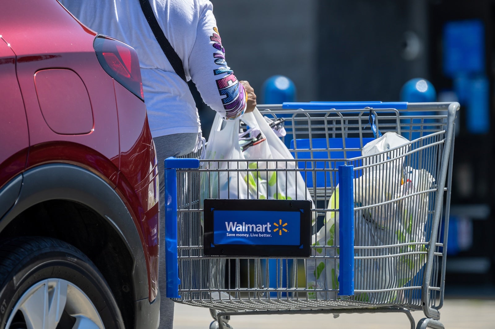 Walmart Stores Ahead Of Earnings Figures