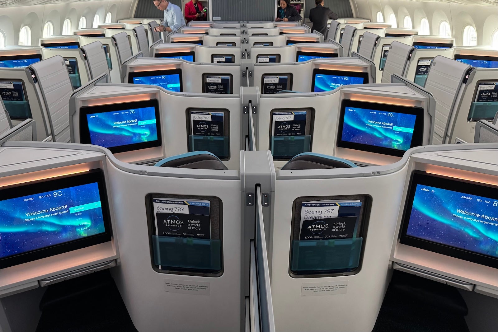 Alaska 787 biz cabin