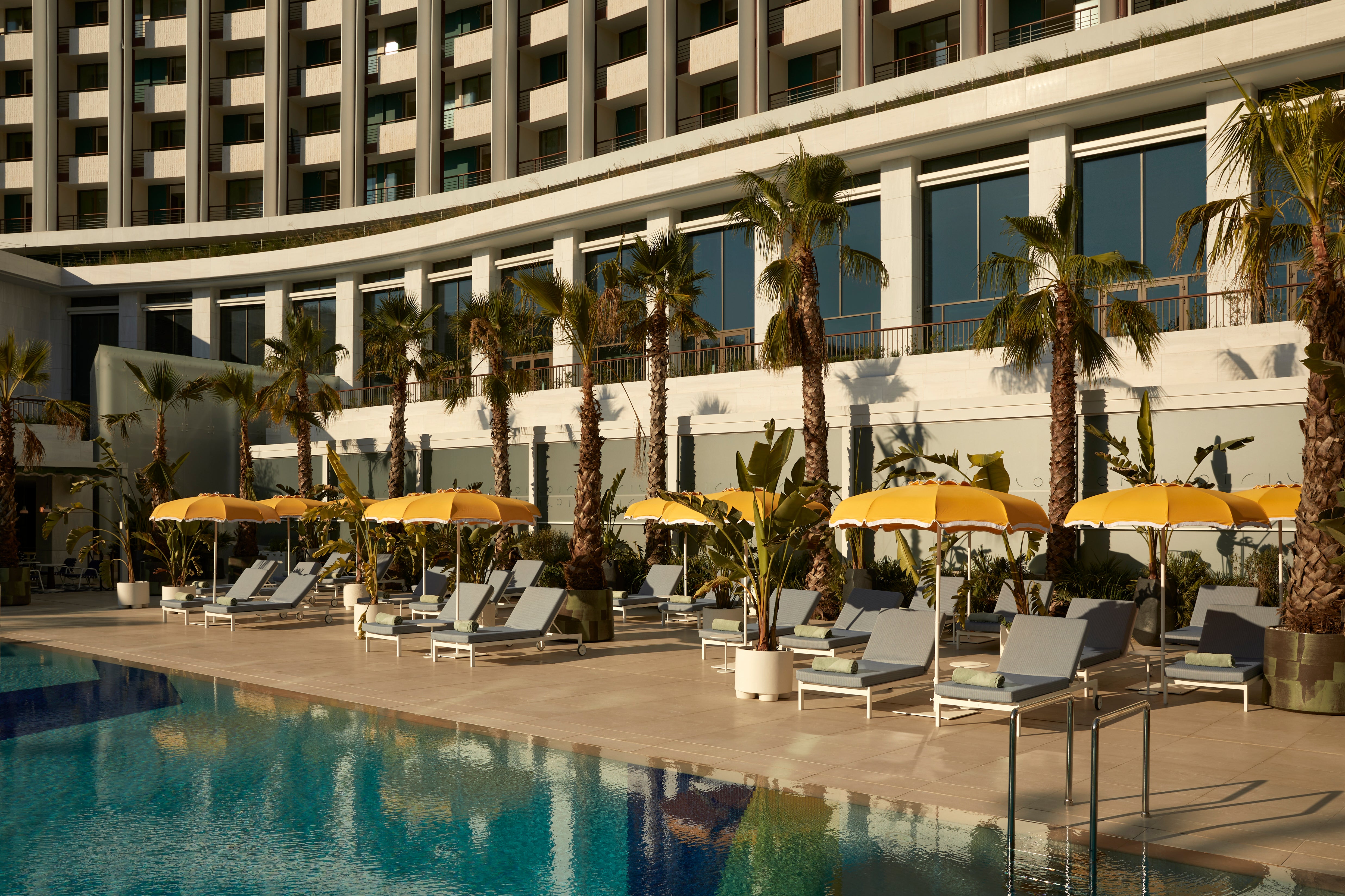 Hilton Conrad Athens Ilisian outdoor pool