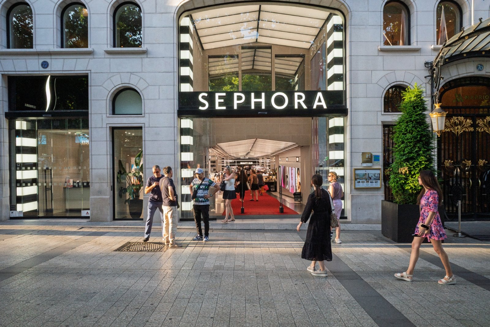 Sephora flagship store on the Champs-Elysees in Paris