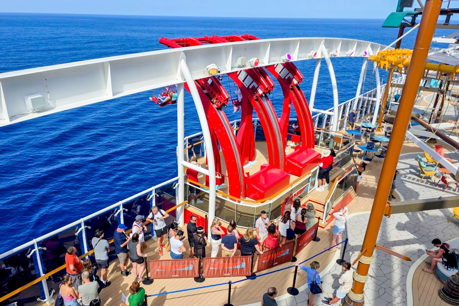 Ship Water Rode I just rode Cliffhanger, the latest over-the-top ride on a cruise ship ...