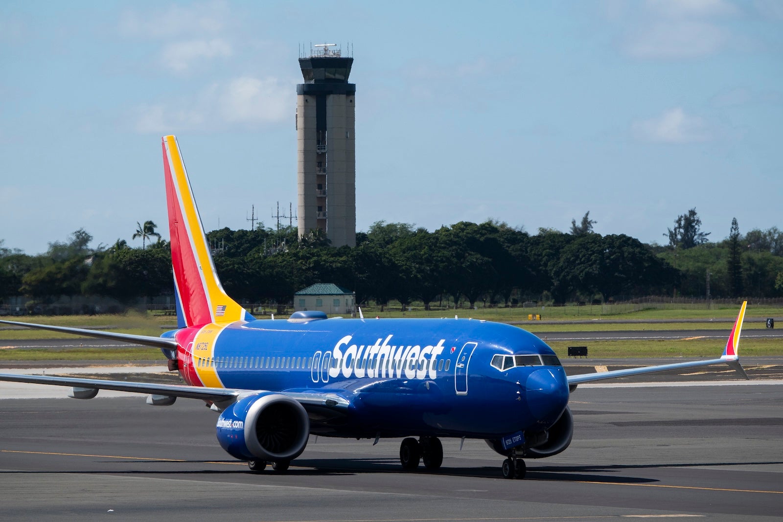 Southwest plane on the tarmac