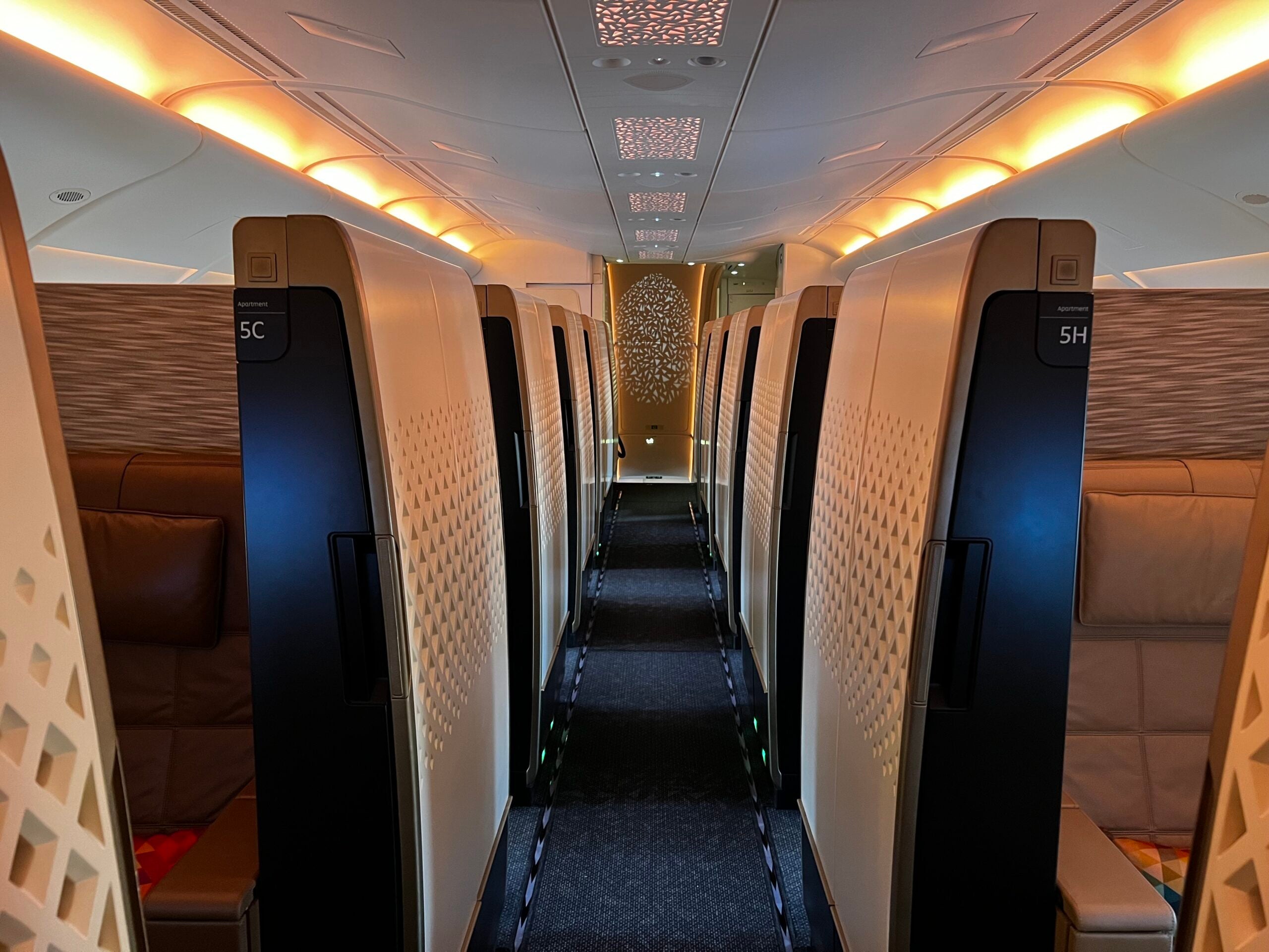Etihad First Class Apartment AUH-LHR