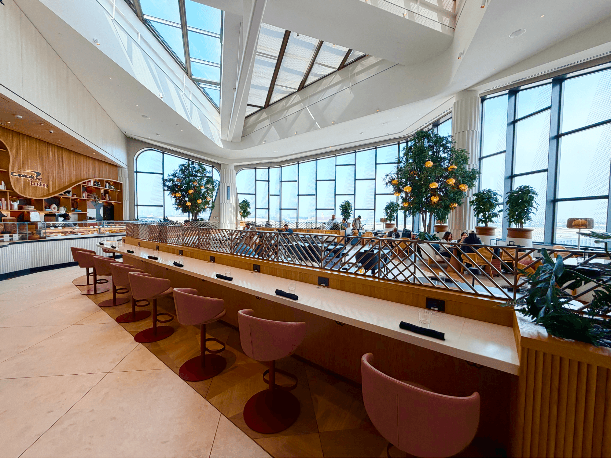 More lounge, less line