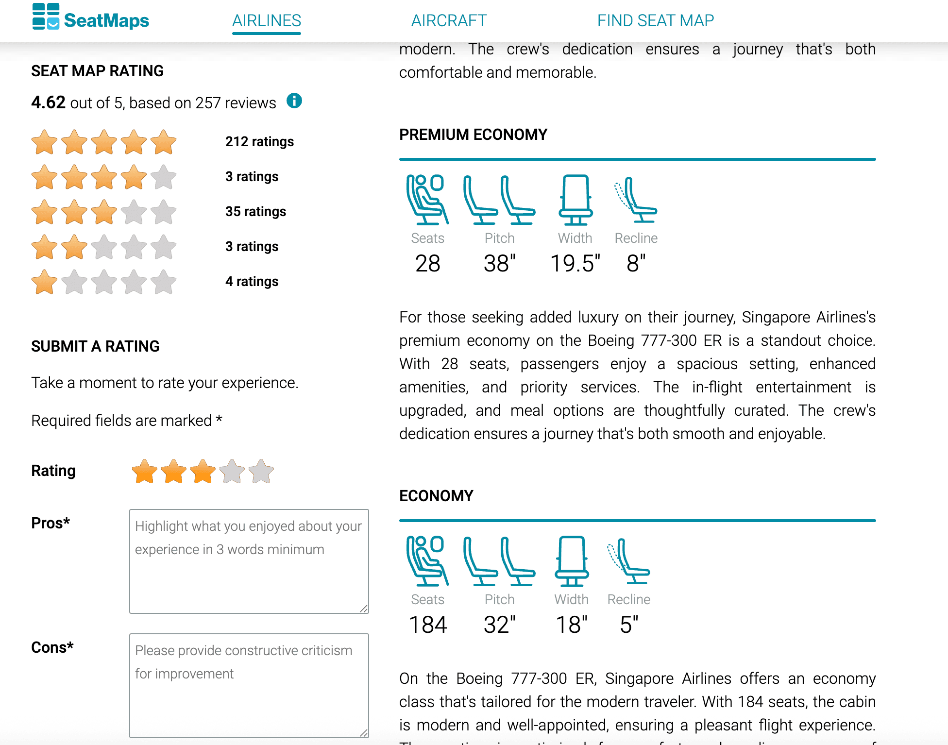 SeatGuru is dead. Long live these alternatives