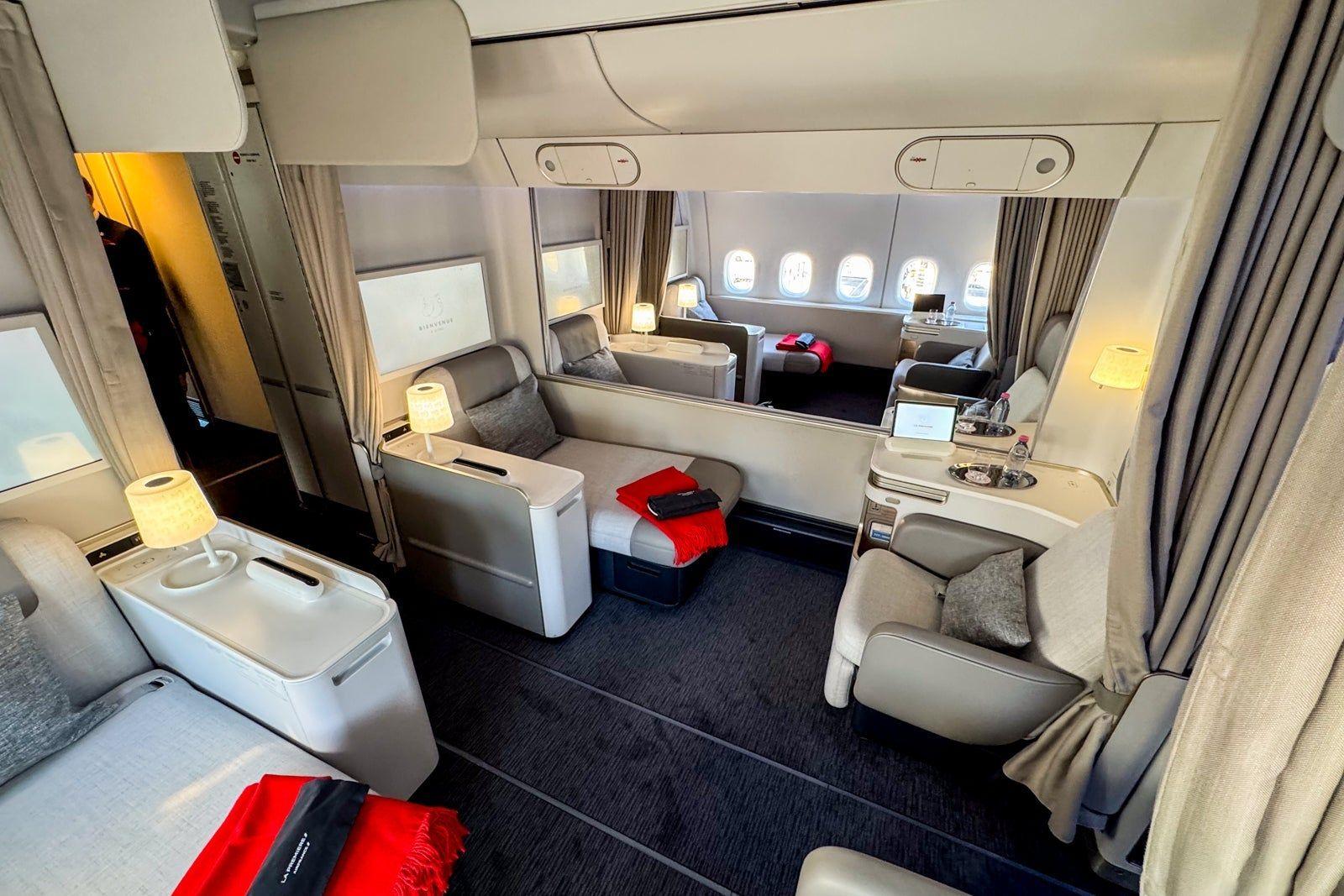 First-class cabin experiences