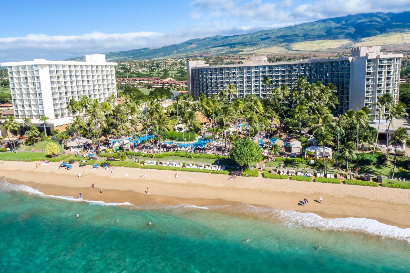 Beachfront hotel