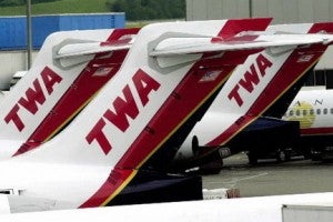 American took over TWA in 2001.