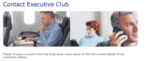 Be aware the Executive Club closes at 8pm ET. 