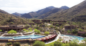 Mountain views from the Ritz Carlton, Dove Mountain.