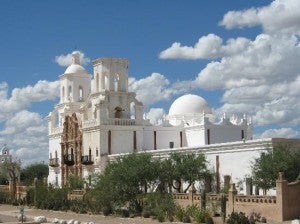 The Mission San Javier del Bac is just 10 miles south of downtown Tucson.