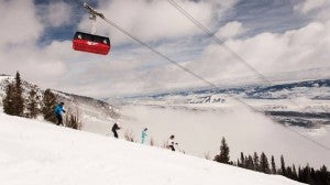 Jackson Hole is working to put in more basic trails for less advanced skiers. Photo courtesy of Four Seasons.