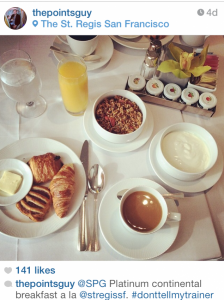 Delicious Platinum continental breakfast