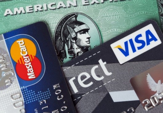 Credit cards (Image courtesy of Shutterstock)