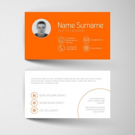 A business card with your photo may be worth a little extra cash