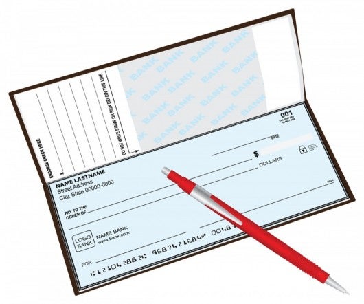 Your checkbook - which includes your name, address and your bank's phone number - can be one valid form of ID