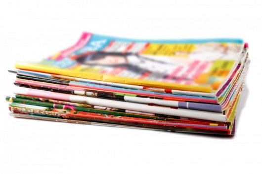 Subscribe to some magazines? If they have address labels with your info, bring them along to the airport (Image by Shutterstock)