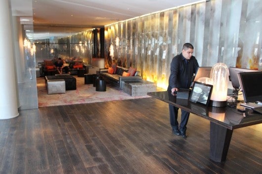 Andaz West Hollywood - front desk and lobby