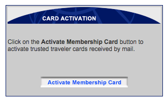 The GOES site homepage features a button marked "Activate Membership Card"