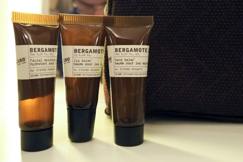 With small Bergamote 22 toiletries, the provided amenities are nice, but not over the top.