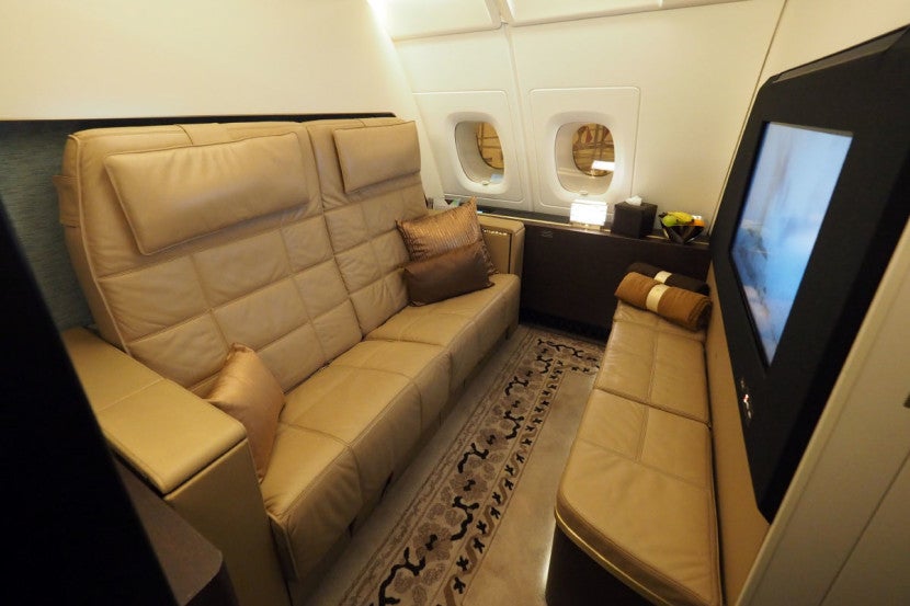 Etihad A380 The Residence - Living Room