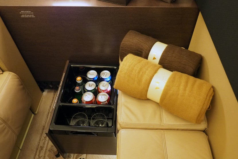 Etihad A380 The Residence - Mini-Bar