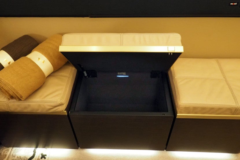 Etihad A380 The Residence - Storage