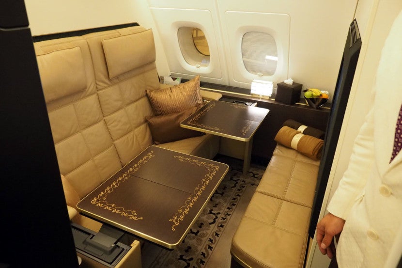 Etihad A380 The Residence - Tables