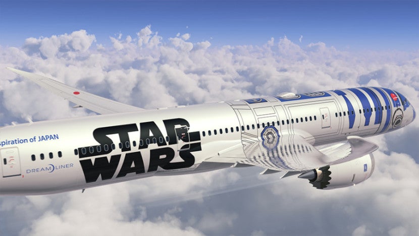 ANA's Star Wars-themed 787.