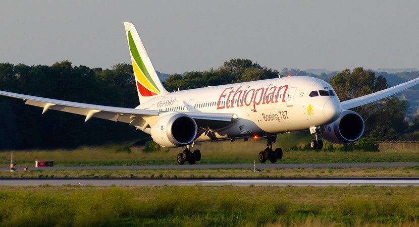 Ethiopian Airlines flies Los Angeles to Dublin three times per week.