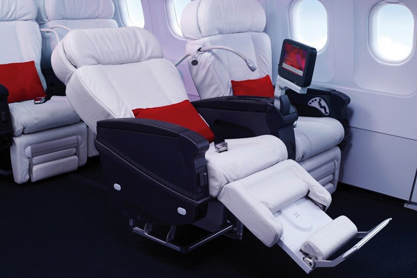 Virgin America's first class seats