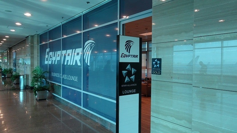 An EgyptAir lounge awaits... if you have Star Alliance Gold