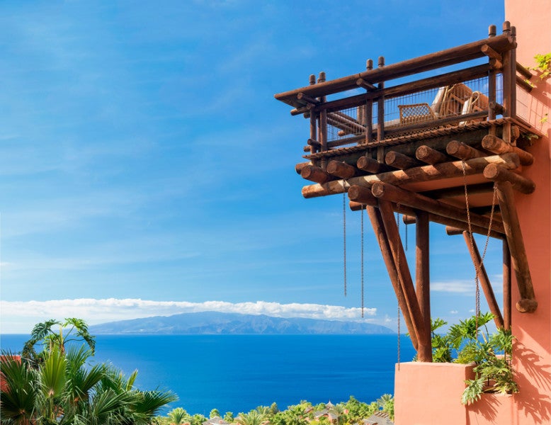 Catch views over the Guía de Isora coast from a room at The Ritz-Carlton, Abama in Tenerife. a