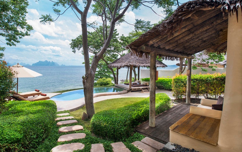 Spread out in a Sea View Pool Villa at The Naka Island off Phuket.