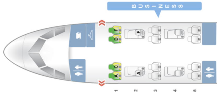 Choose row 2 or 4 in Mint for your own suite.