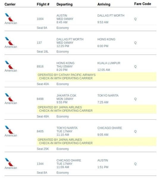 My round-trip earned 21,069 elite-qualifying miles and 42,138 redeemable miles with a fare of just $803.